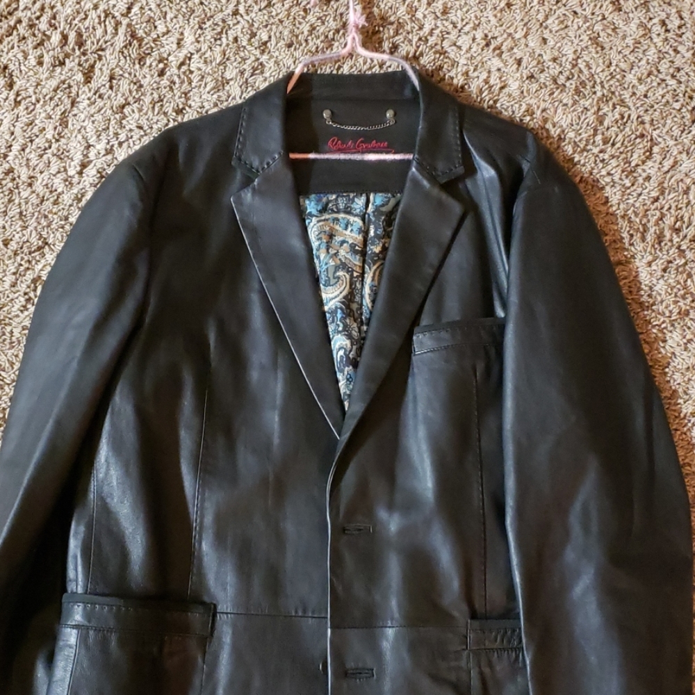 Robert Graham Leather Jacket